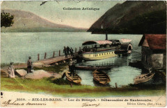 Aix-les-Bains Lac du Bourget debarcadere à Aix-les-Bains