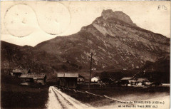 Plateau de Roselend (1500 m) et le Roc du Vent (2287 m)