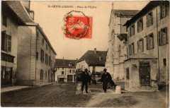 Saint-Genix-d'Aoste - Place de l'Eglise -
													73 Savoie
												