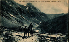 La Grande-Motte (3663 m) et le Col de la Leise vue de la Vanoise