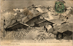 Lanslebourg - Une Corvée de neige au Poste de la Turra