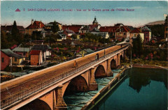 Saint-Genix-s/Guiers - Vue sur le Guiers prise de l'Hotel -
													73 Savoie
												
