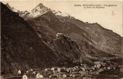 Modane-Gare - Vue générale - Le Fort du Replaton à Modane