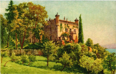 Aix-les-Bains - Le lac du Bourget - Le Chateau de BOURDEAUx à Aix-les-Bains