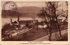 Abbaye d'Hautecombe - Le Monastere vue prise de la source -
													73 Savoie
												