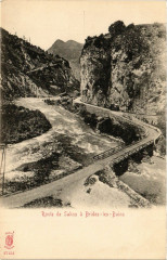 Route de Salins a Brides-les-Bains à Brides-les-Bains