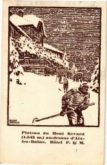 Plateau du Mont Revard au-dessus d'Aix-les-Bains à Aix-les-Bains