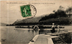 Aix-les-Bains - Le Grand Port départ du Bateau pour le tour du Lac à Aix-les-Bains