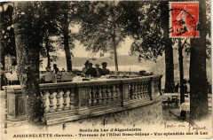 Aiguebelette - Terrasse de L'Hotel Beau-Sejour -
													73 Savoie
												