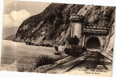 Carte postale ancienne Tunnel de Brison
                                                                     à Brison-Saint-Innocent
                                