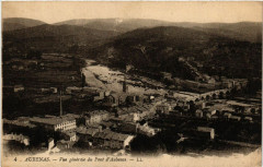 Aubenas - Vue générale du Pont d'Aubenas à Aubenas