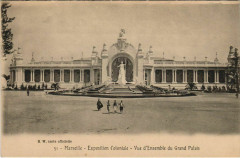 Marseille Expo 31 Vue d'ensmeble du Grand Palais à Marseille