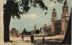Marseille Expo 1922 L'Esplanade à Marseille