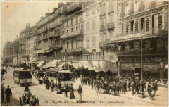 Marseille - La Cannebiere à Marseille