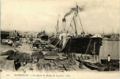 Marseille - Les Quais du Bassin du Lazaret à Marseille