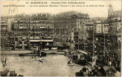 Marseille - Grande Fete Presidentielle - Quai de la Fraternite à Marseille