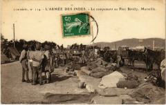 Marseille L'Armee des Indes Le campement au Parc Borely Marseille à Marseille