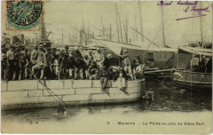 Marseille - La Peche au coin du Vieux Port à Marseille