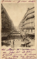 Marseille - La Rue Colbert à Marseille