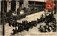 Marseille - Grande Fete Presidentielle L'Arrivee du President à Marseille