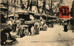 Marseille - Le Cours St-Louis les bouquetieres à Marseille