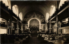 Marseille - L'Eglise interieur messe carte photo à Marseille