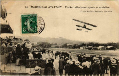 Marseille - Aviation Fischer atterissant apres sa croisiere -
																					13000 Marseille
																			