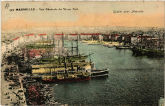 Marseille Vue générale du Vieux Port. à Marseille