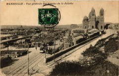 Marseille Vue générale des Bassins de la Joliette à Marseille