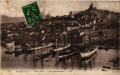 Marseille Vieux Port. Vue panoramique. à Marseille