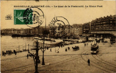Marseille Le Quai de la Fraternite. Le Vieux Port à Marseille