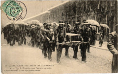 Vers le Cimetiere sous l'ouragan de neige