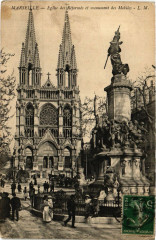Marseille Eglise des Reformes et monument des Mobiles à Marseille