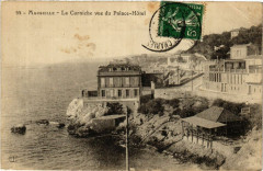 Marseille La Corniche vue du Palace Hotel à Marseille