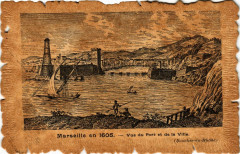 Marseille en 1605 Vue du Port et de la Ville à Marseille