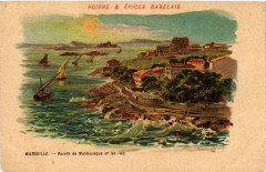 Marseille Pointe de Malmousque et les Iles à Marseille