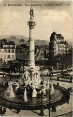 Marseille Place Castellane Fontaine Cantini à Marseille