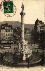 Marseille Place Castellane Fontaine Cantini à Marseille