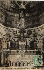 Marseille Interiur de Notre-Dame de la Garde à Marseille