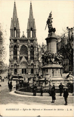 Marseille Eglise des Reformes et Monument des Mobiles à Marseille
