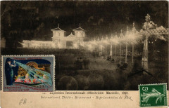 Expo d'electricite Marseille 1908 Internat Theatre Restaurant à Marseille