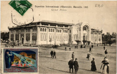 Expo d'electricite Marseille 1908 Grand Palais à Marseille