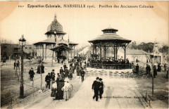 Expo coloniale Marseille 1906 Pavillon des Anciennes Colonies à Marseille