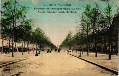 Neuilly sur Seine Au loin, l'Arc de Triomphe de l'Etoile à Neuilly-sur-Seine