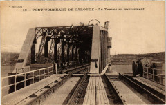 Pont Tournant De Caronte - La Travee en mouvement