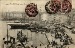 Marseille - Le quai du Port à Marseille