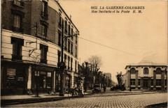 La Garenne-Colombes - Rue Sartoris et la Poste -
																					92250 La Garenne-Colombes
																			