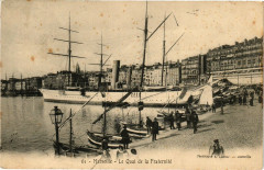 Marseille-Le Quai de la Fraternite à Marseille