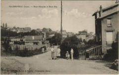 Carte postale ancienne Villemonble (Seine) -Rues Hinzelin et Beau Site
                                                                     à Villemomble
                                