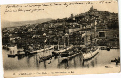 Marseille-Vieux Port-Vue panoramique à Marseille